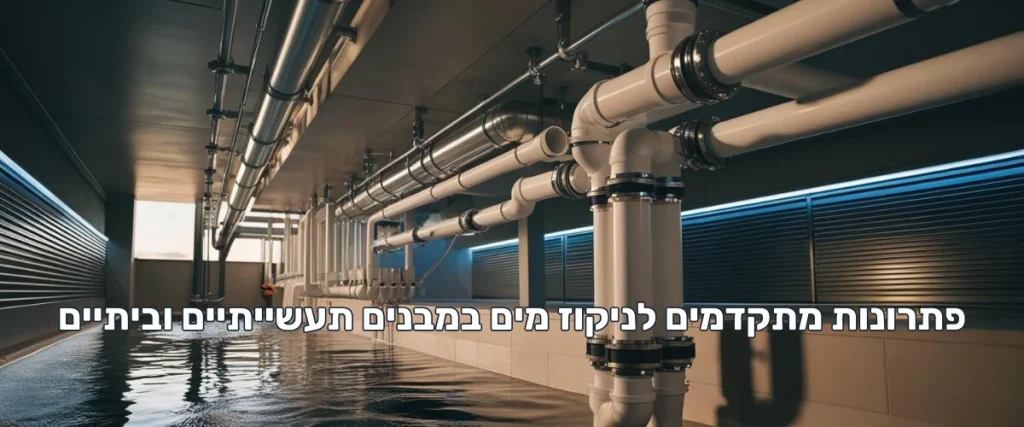 פתרונות מתקדמים לניקוז מים במבנים