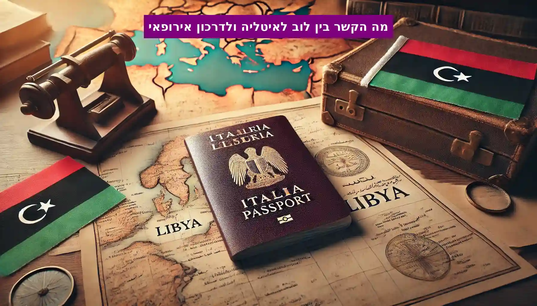 מה הקשר בין לוב לאיטליה, ולדרכון אירופאי? | D-BIZ