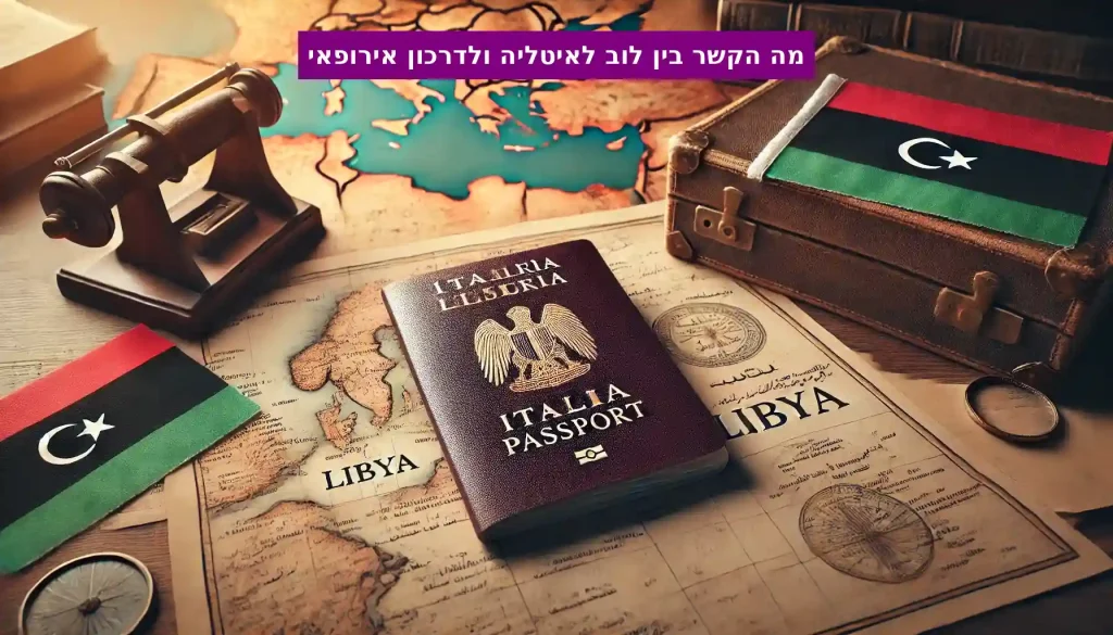 מה הקשר בין לוב לאיטליה ודרכון אירופאי