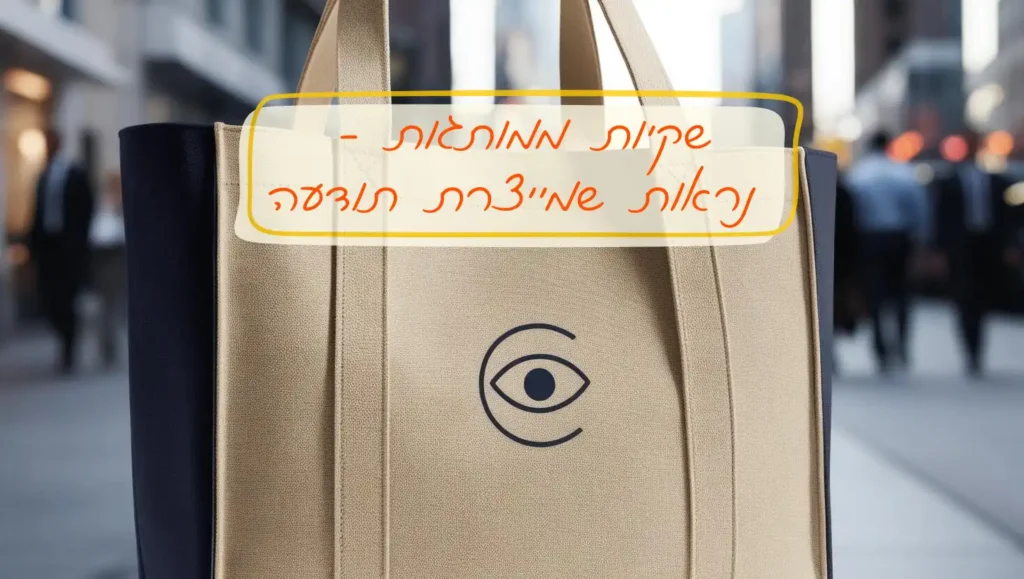 שקיות ממותגות מייצרות תודעה