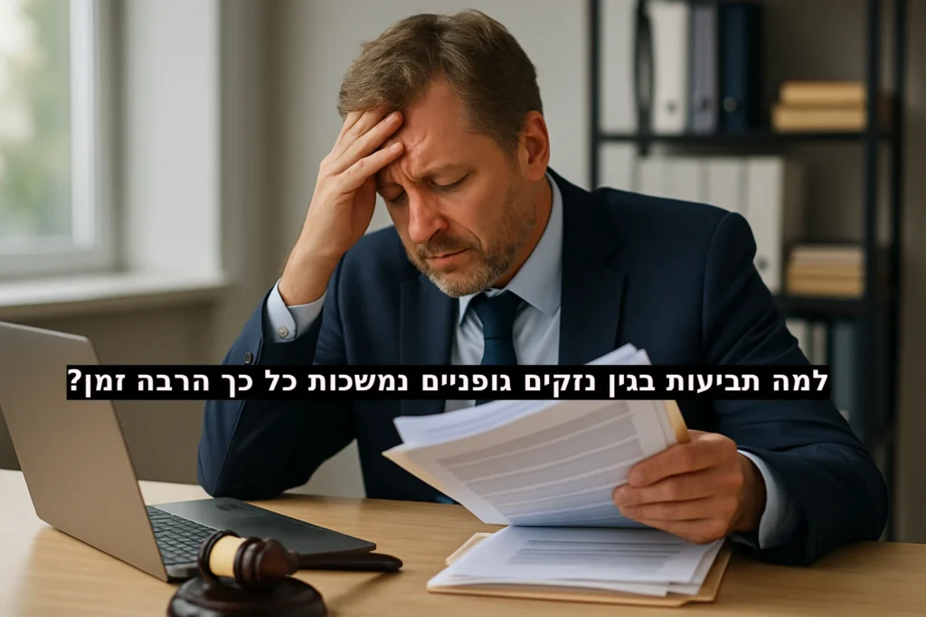 למה תביעות בגין נזקי גוף נמשכות כל כך הרבה זמן?