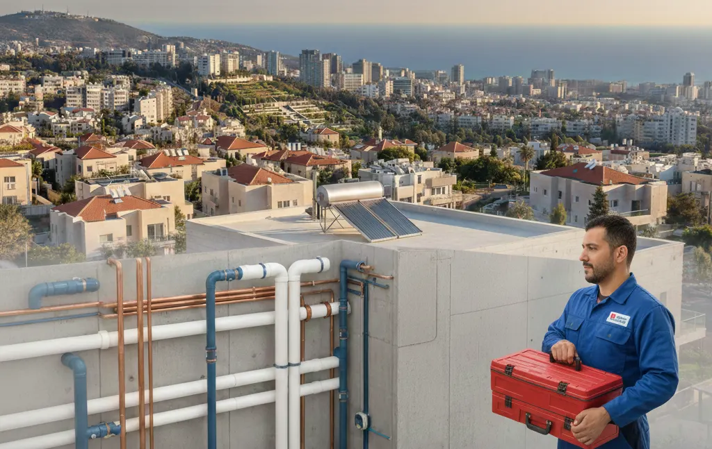 אינסטלטור המעניק שירותי אינסלטציה לתשתיות באזורי הצפון- בטירת הכרמל